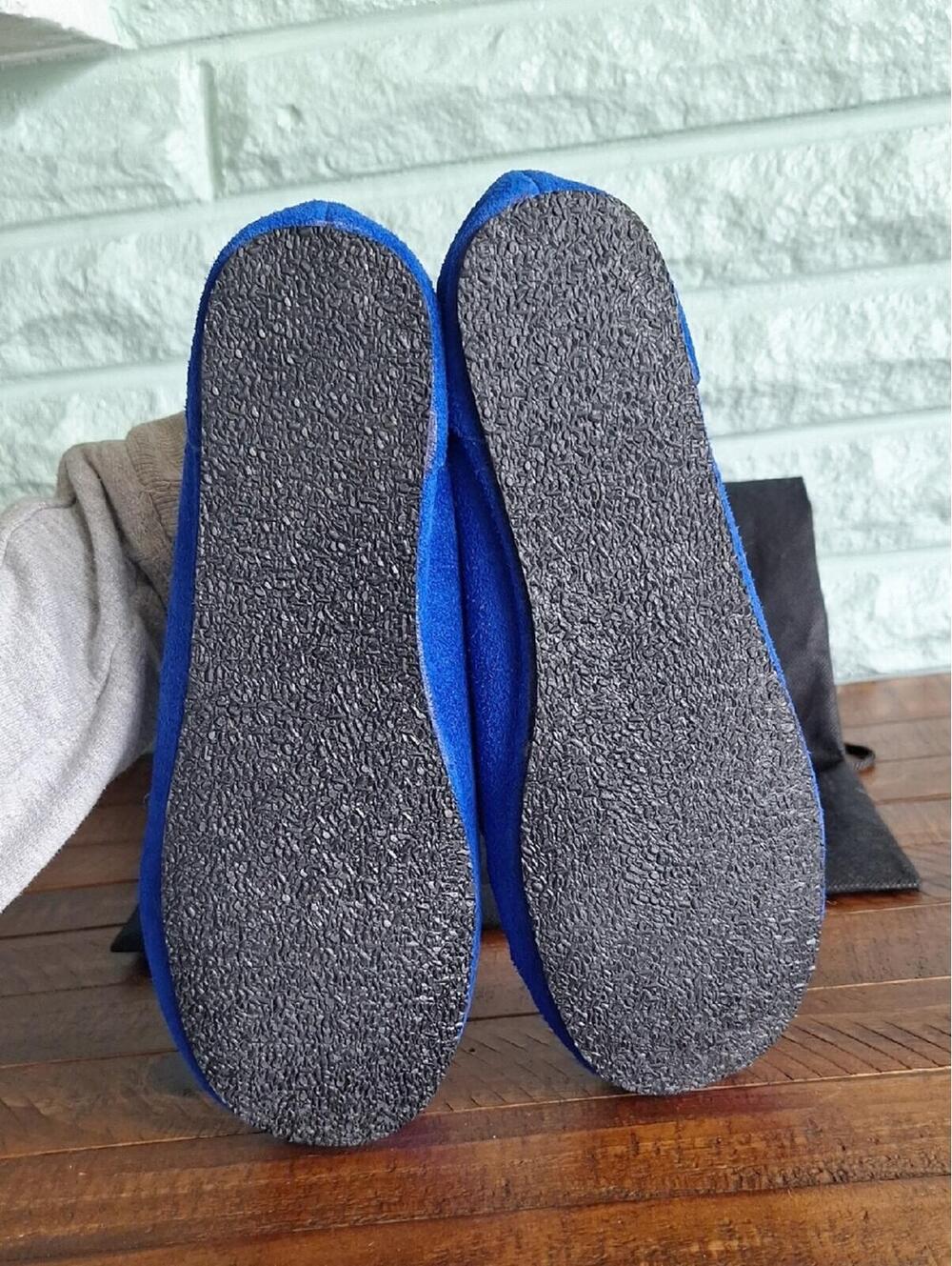 2023 Bradford Exchange Womens Elvis Presley Dancing Blues Suede Moccasins Size 9 - Picture 5 of 9